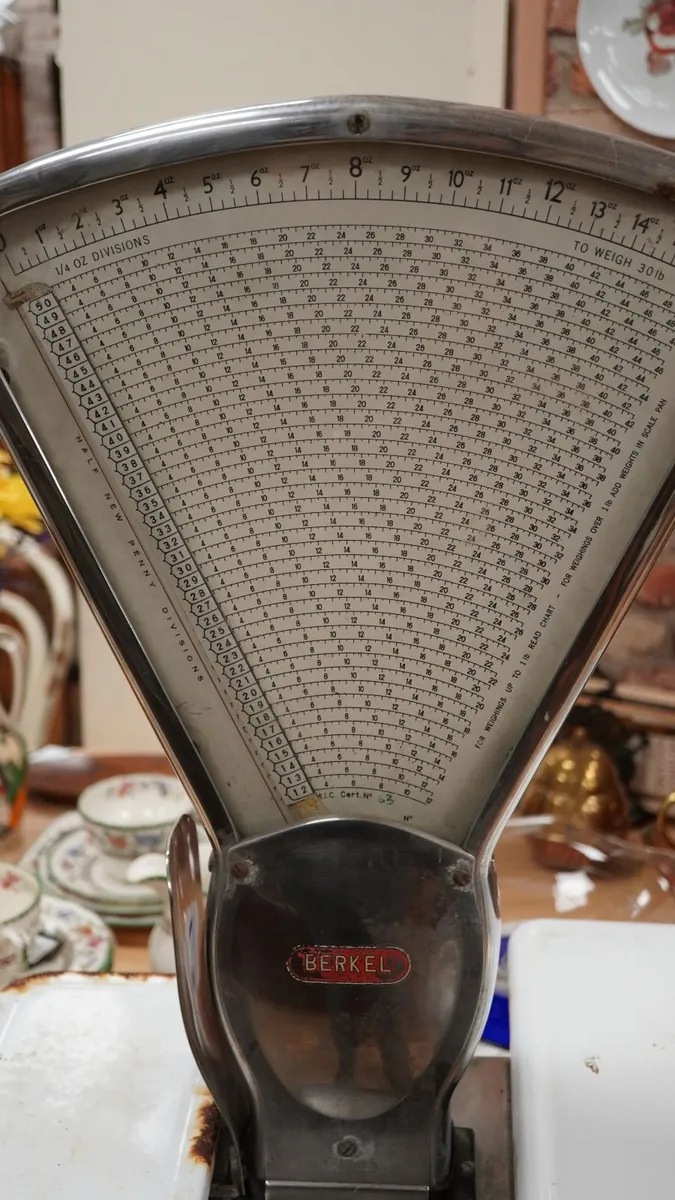 Vintage Berkel Counter Shop Scales Working - Image 2