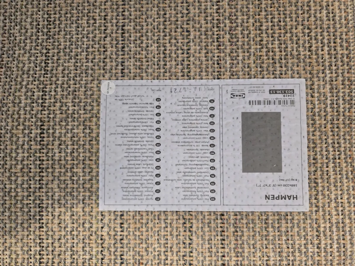 Hampen Rug -Ikea - Image 2