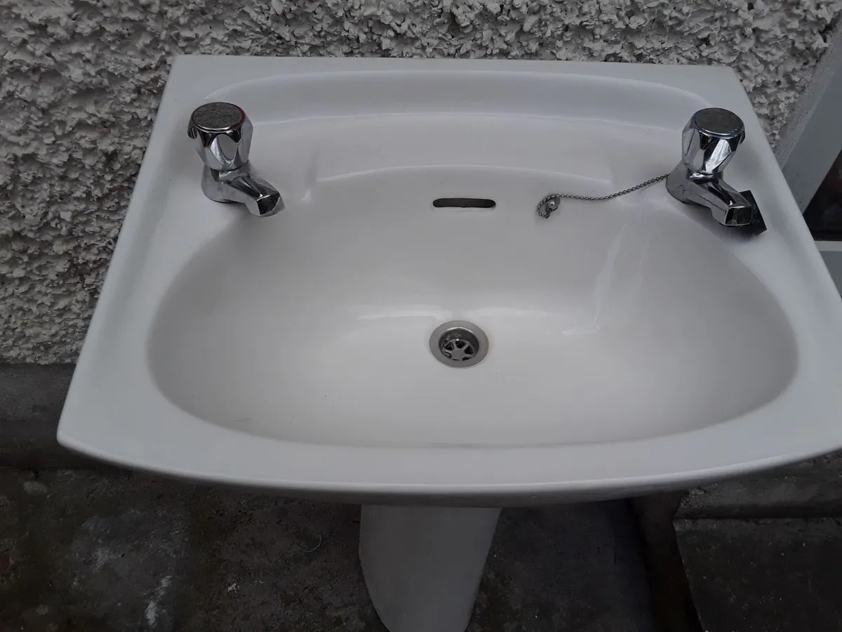 Extra large white vintage sink - Image 3