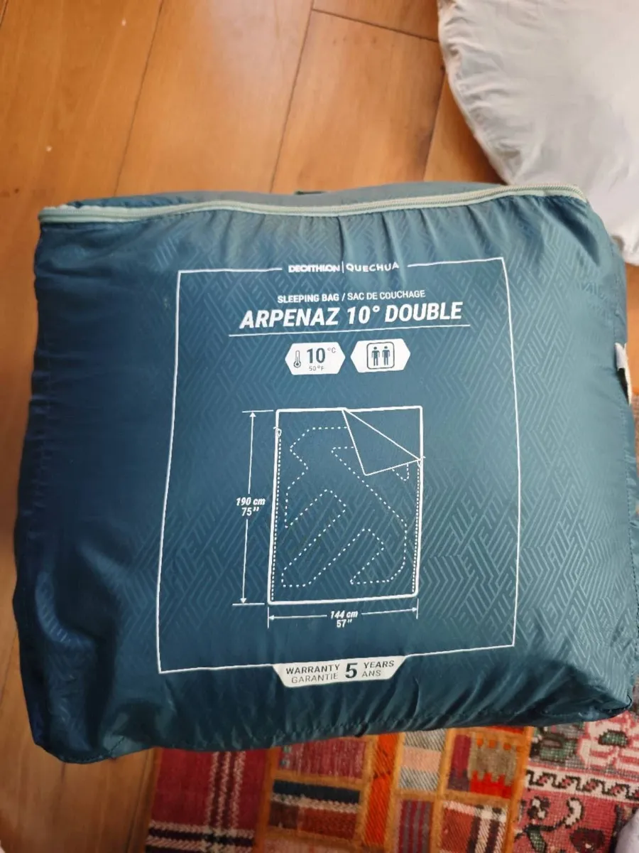 Camping sleep bags and shelter air mattresses etc - Image 1