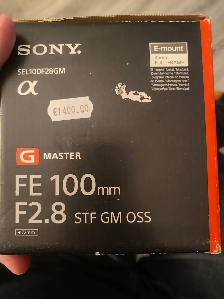 New Sony  Genuine  FE.100mm F2.8  STF GO.OSS Lens - Image 1
