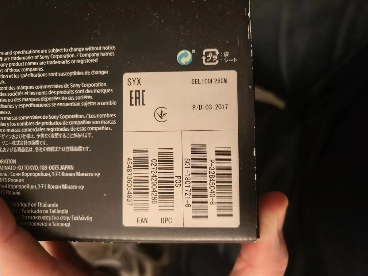 New Sony  Genuine  FE.100mm F2.8  STF GO.OSS Lens - Image 3