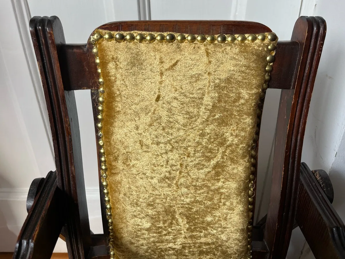 Antique high chair/ Play Table - Image 4