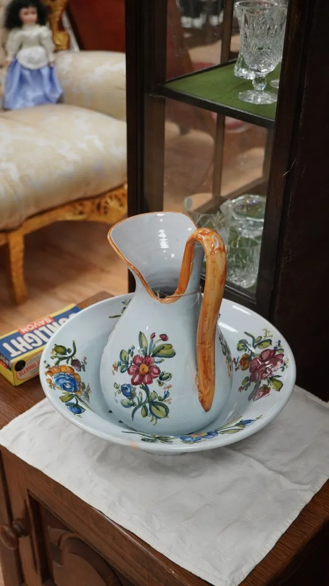 Vintage Jug & Basin Set - Image 2