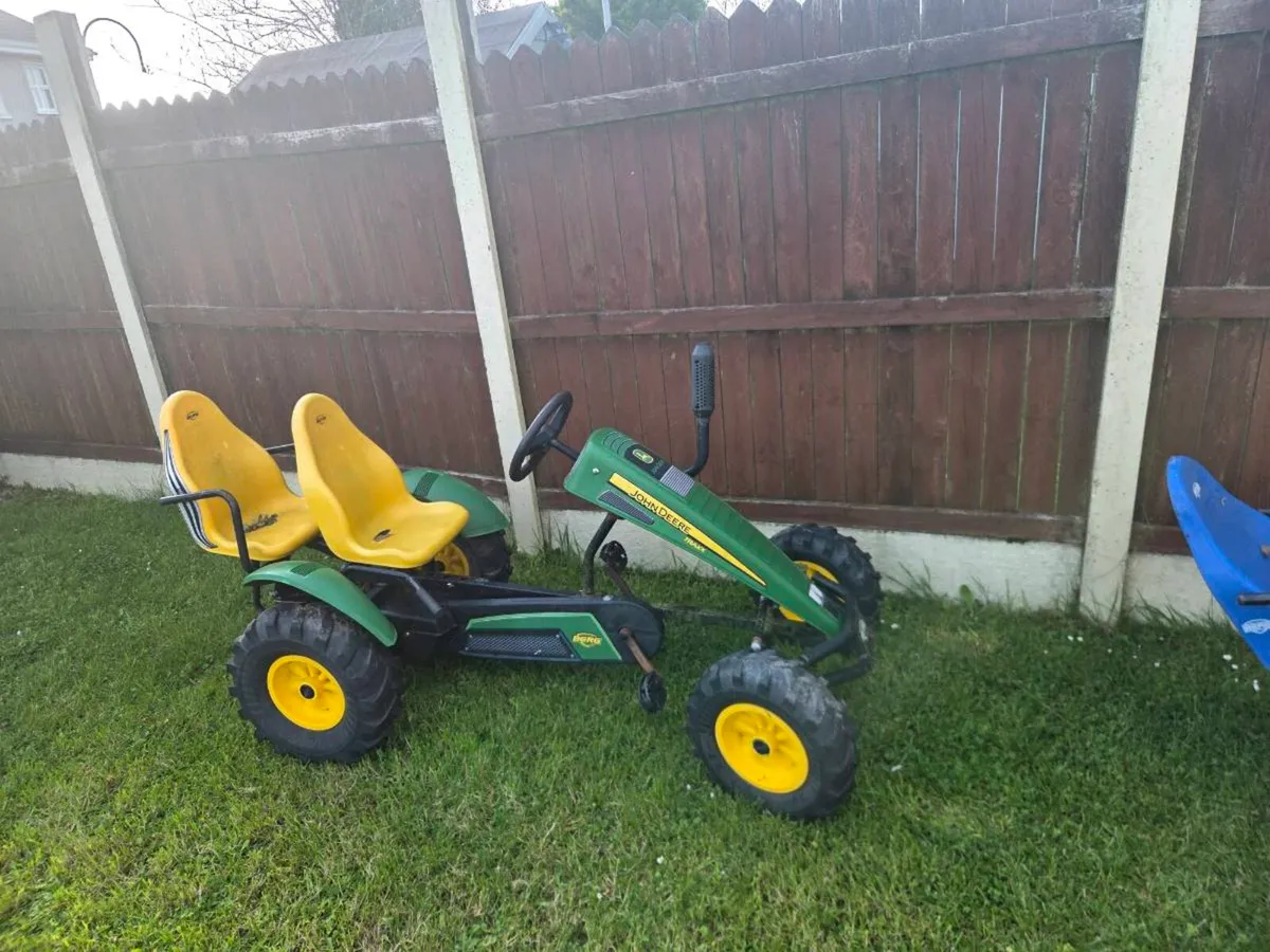 2 BERG Go-Karts – 2 Seater John Deere & Blue - Image 1