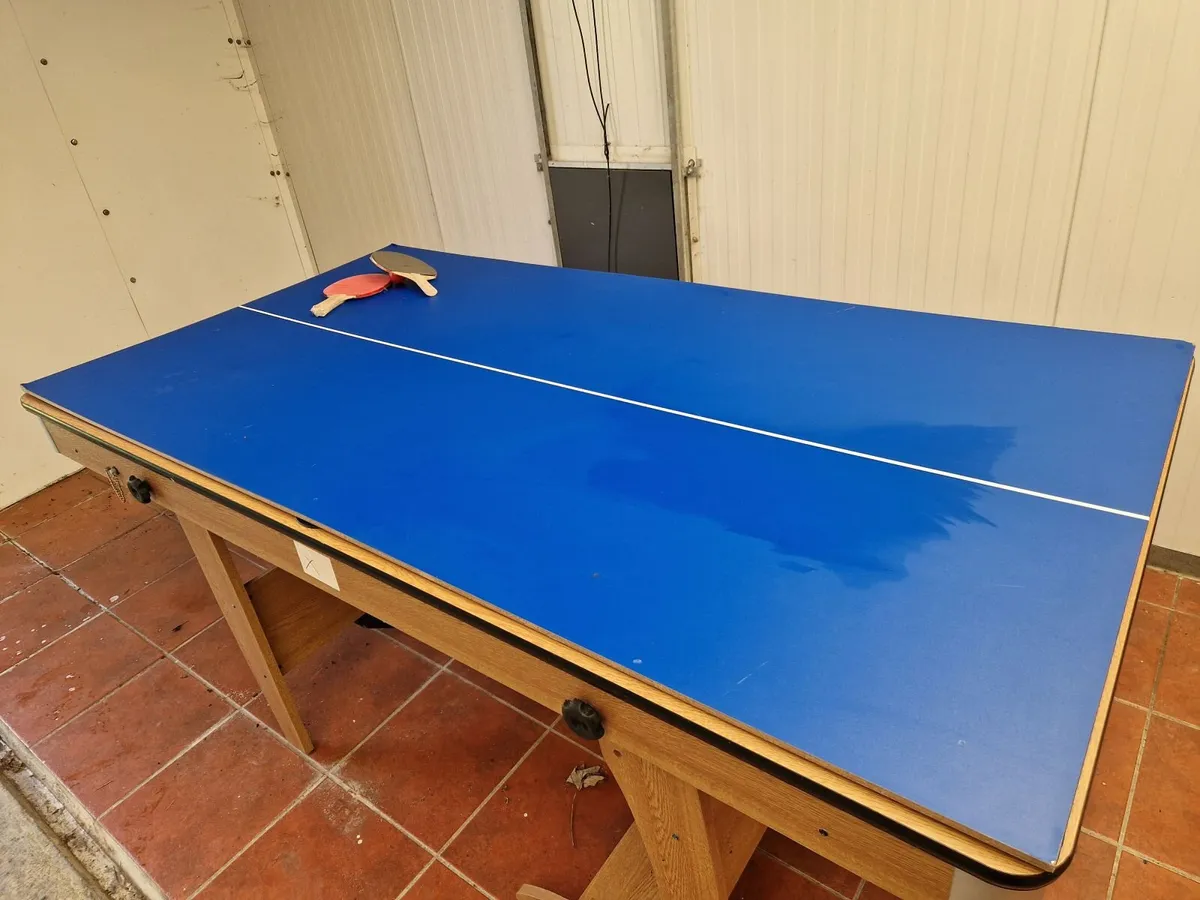 6ft Pool Table/Table Tennis combi set - Image 2