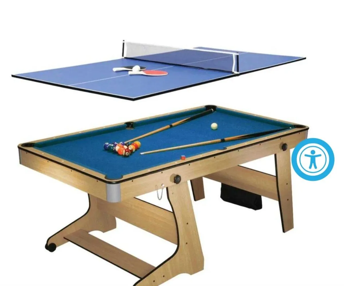 6ft Pool Table/Table Tennis combi set - Image 3