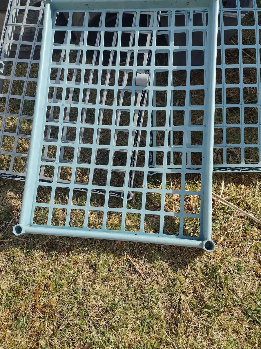 Plastic shelf trays for shed - Image 2
