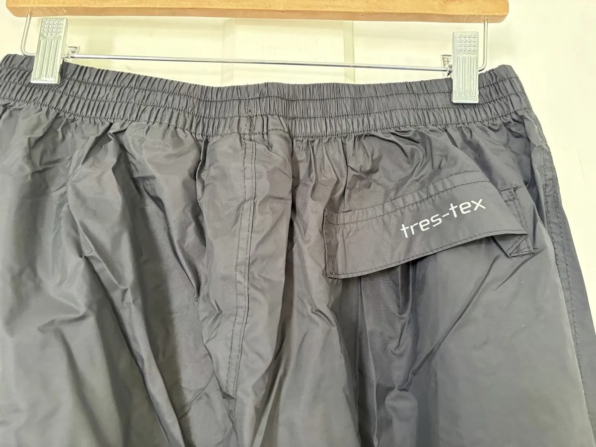 Waterproof trousers, unisex, size L, black - Image 2