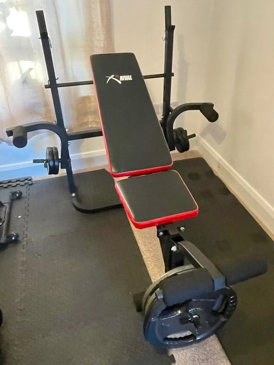 Weight bench, weights, HIIT pump & Di dumbbells - Image 2