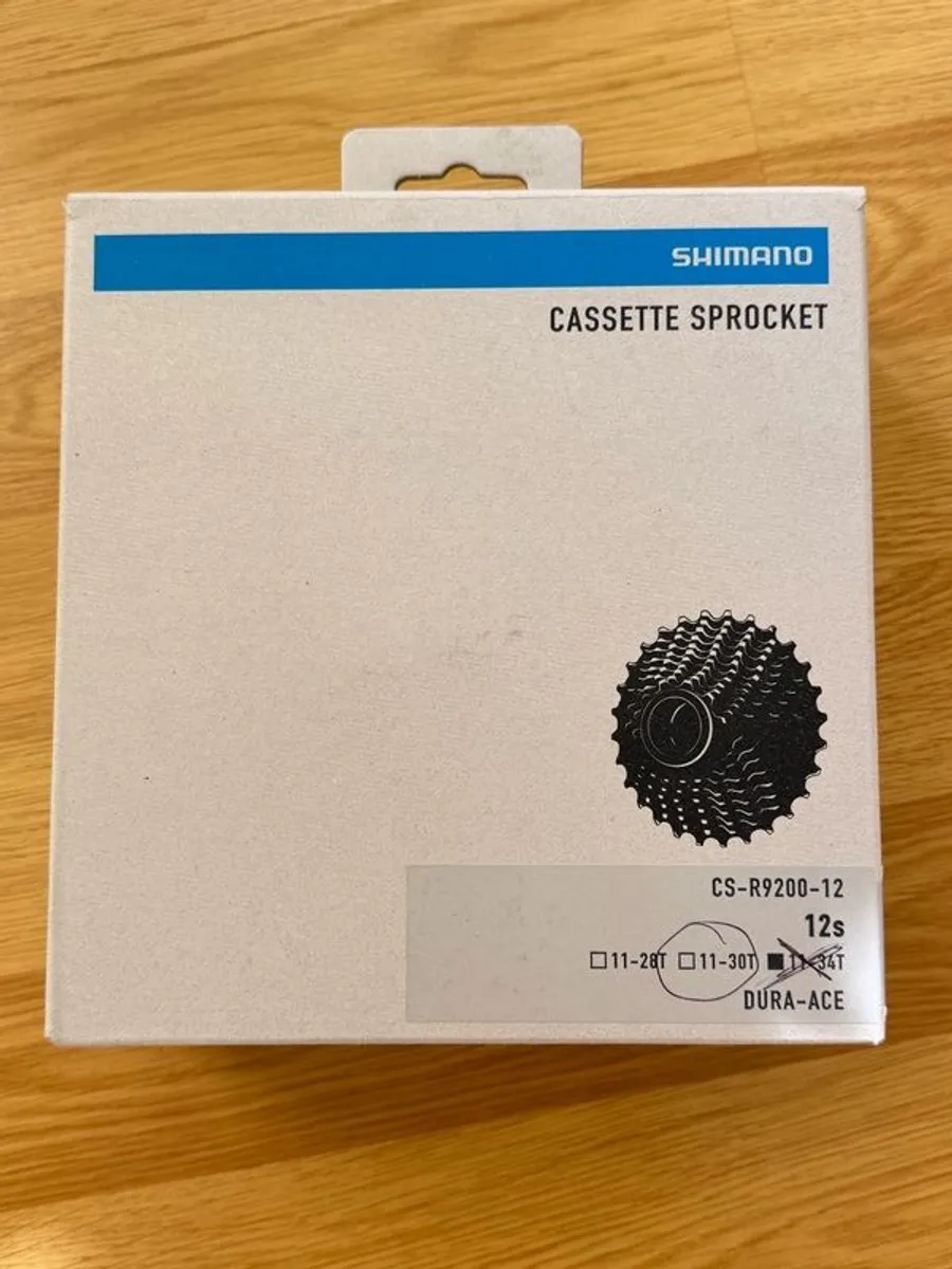 Road Bike cassette, Shimano Dura-Ace 11-30 CS-R9200 12- Speed. NEW - Image 1