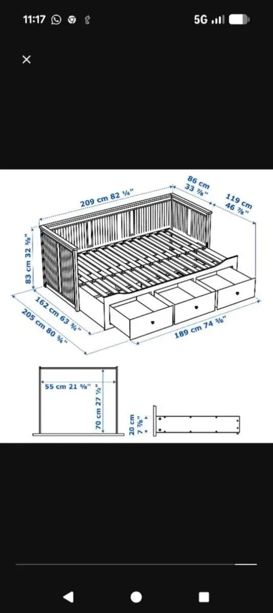 Ikea Hemnes Day Bed - Image 3