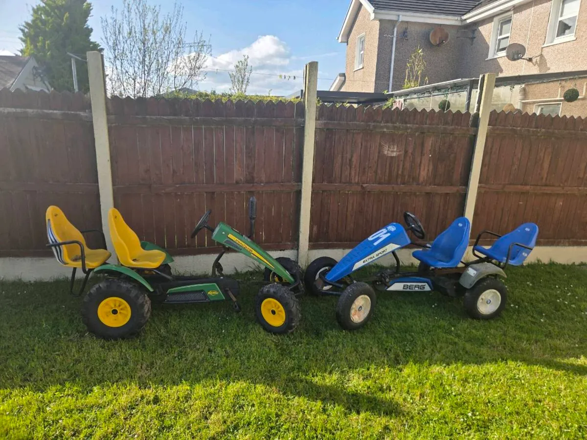2 BERG Go-Karts – 2 Seater John Deere & Blue - Image 2
