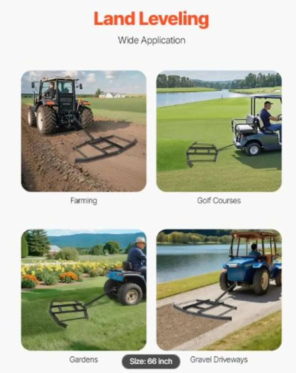 Drag Harrow, 66" Width Tow Behind Drag Harrow, - Image 4