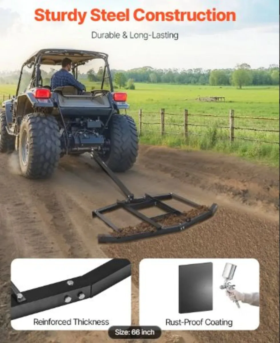 Drag Harrow, 66" Width Tow Behind Drag Harrow, - Image 2