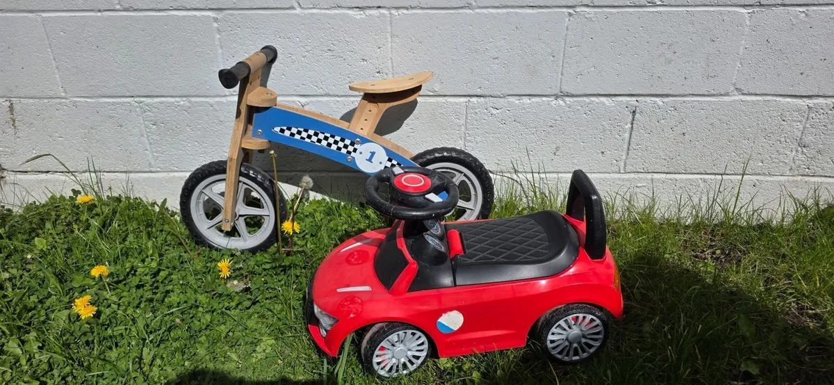 Ride on and push bike for little ones - Image 1