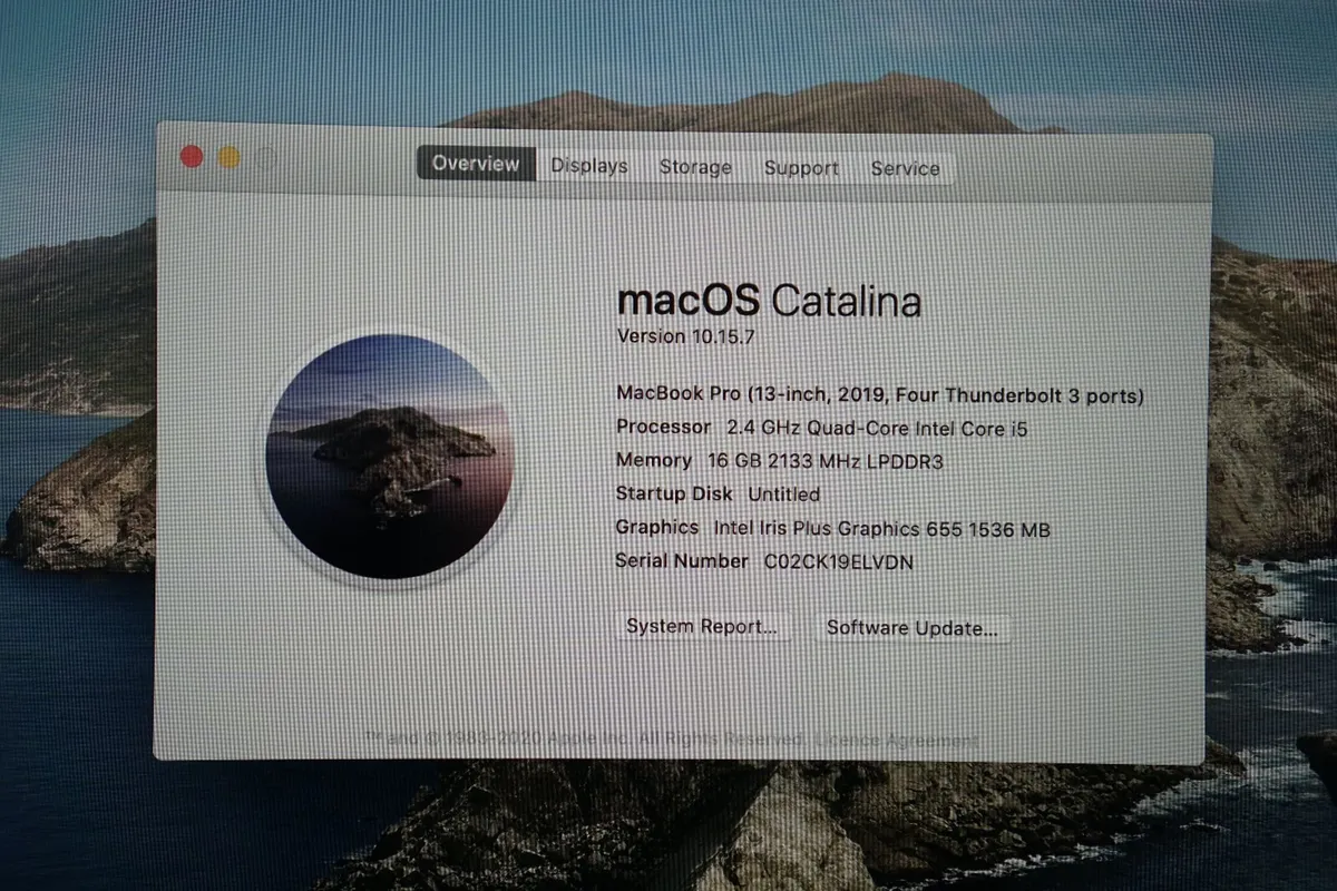 Apple MacBook Pro 13" (2019) | i5 2.4GHz | 16GB - Image 2