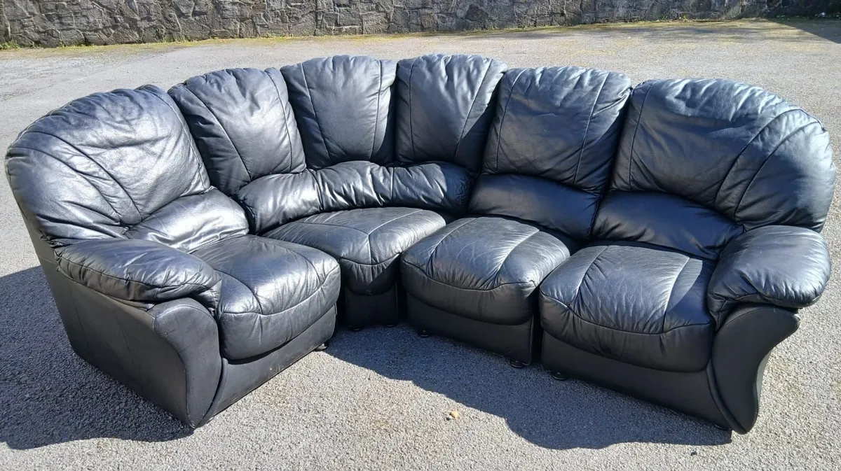 4  Piece Modular Corner Sofa & Reclining Armchair - Image 4