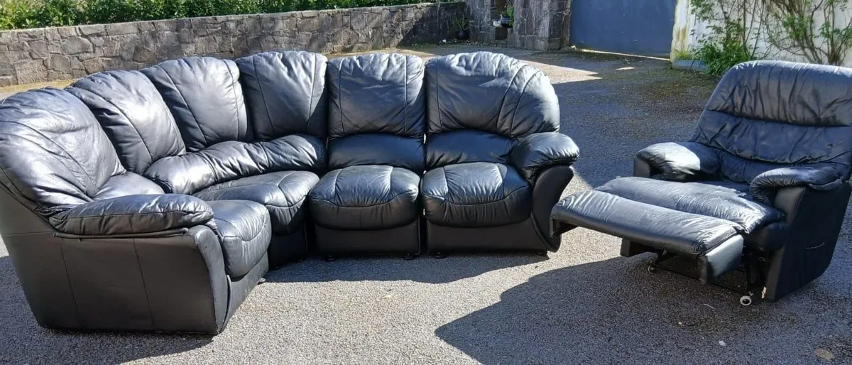 4  Piece Modular Corner Sofa & Reclining Armchair - Image 2