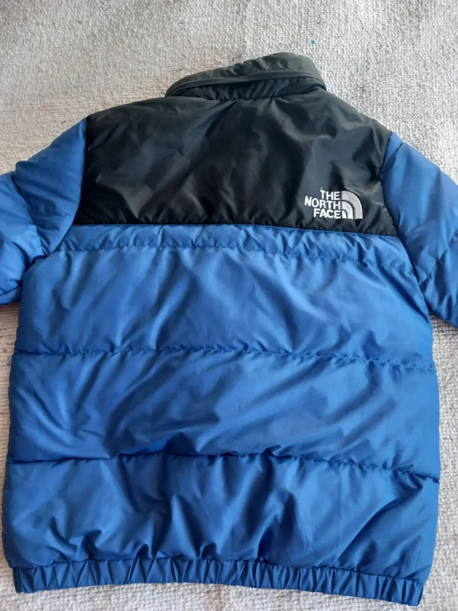 Blue North Face Puffer Jacket - Image 2