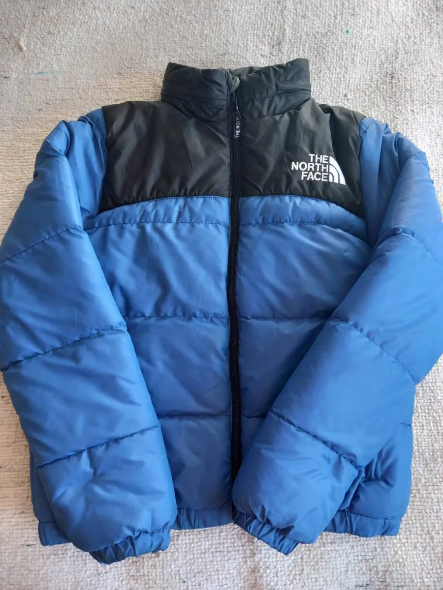 Blue North Face Puffer Jacket - Image 1