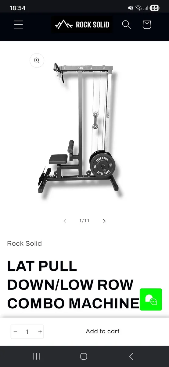 Lat Pulldown/ Low Row Combo machine - Image 3