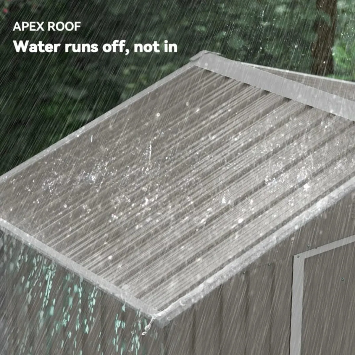 Outdoor Garden Shed Storage, Backyard Steel Utilit - Image 3