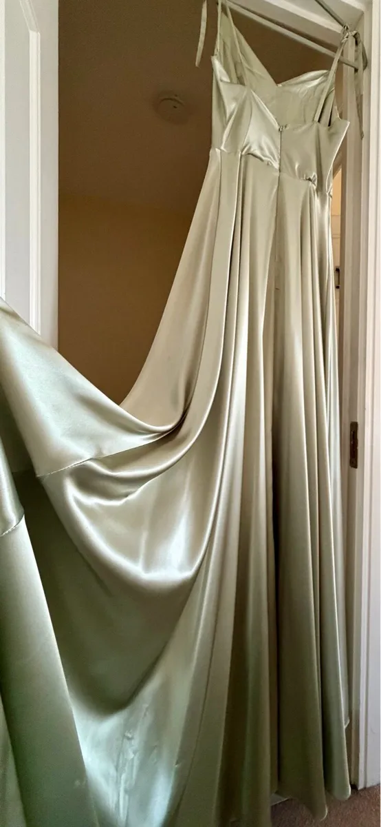 Satin Maxi Dress - Image 2