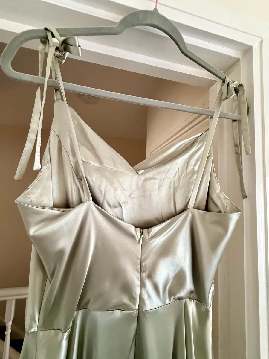 Satin Maxi Dress - Image 4