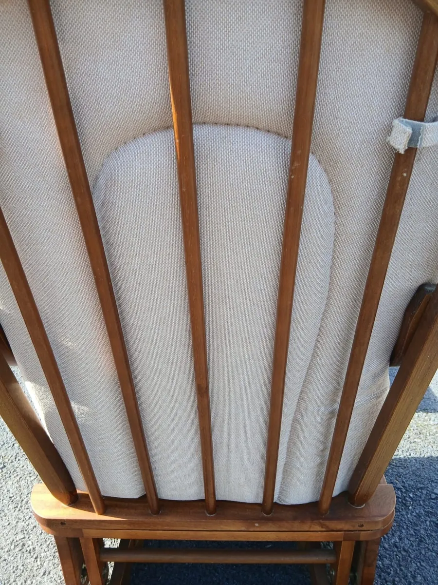 Rocking Chair With Glider Footstool - Image 3