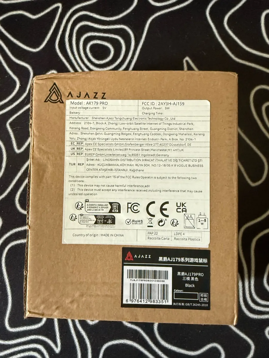 Ajazz AJ179Pro Gaming Mouse New Never Opened - Image 2