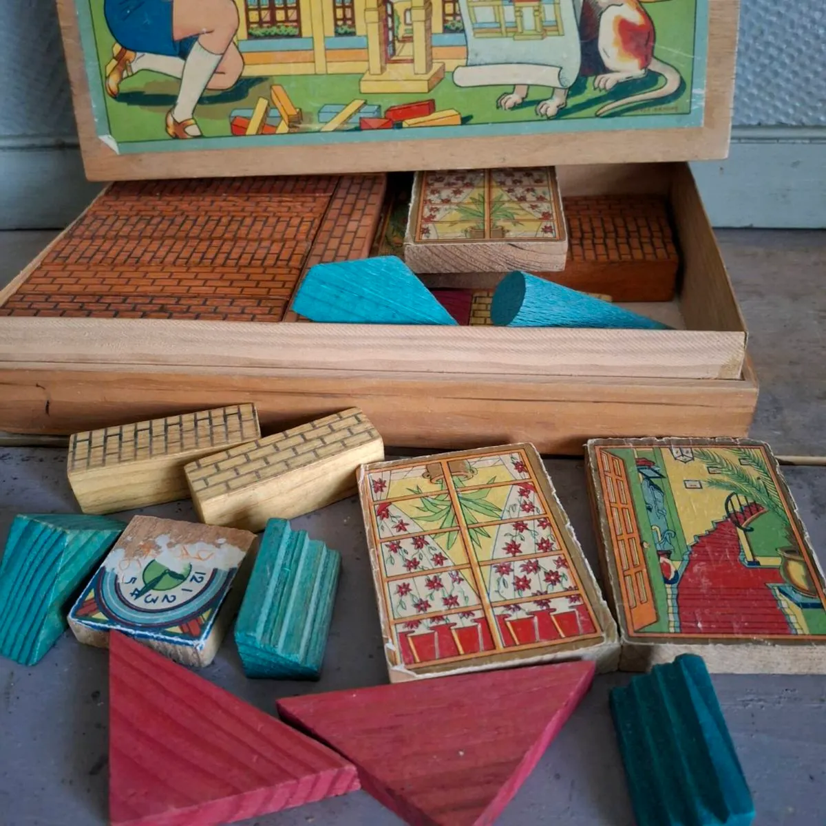 1920s French Building Blocks - Image 4