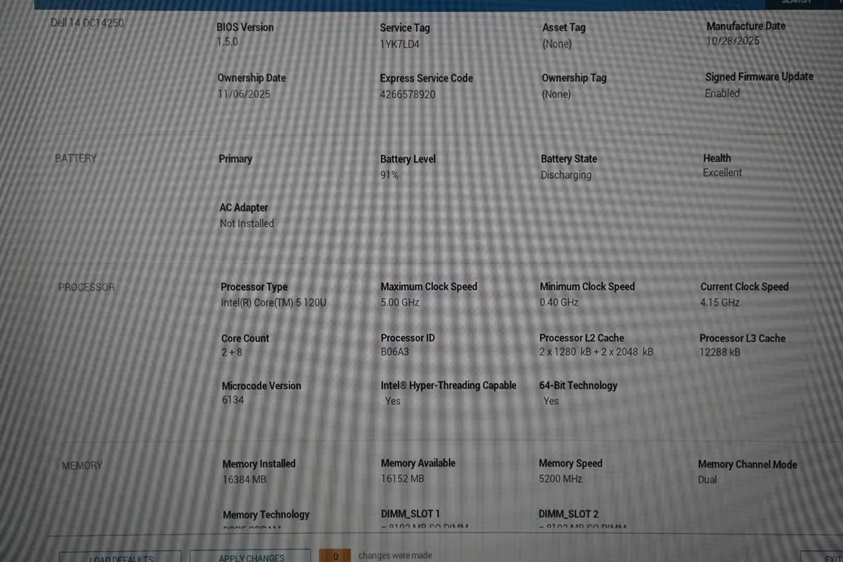 Dell 14 DC14250 | Core 5 120u | 16GB | 512GB - Image 2