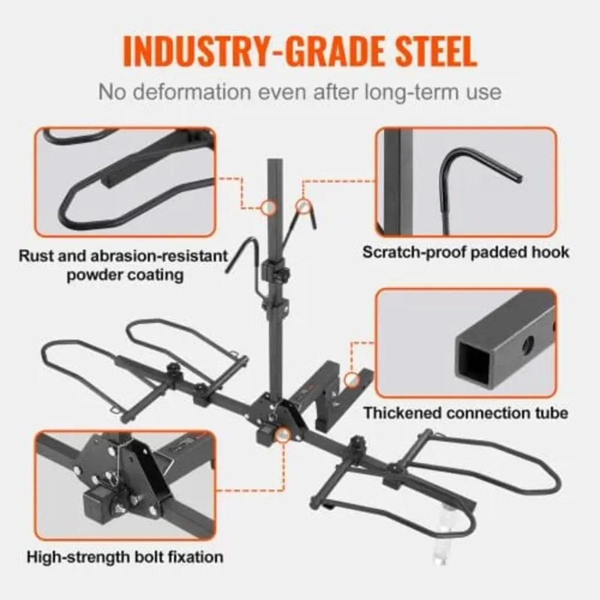 Hitch Mount Bike Rack, 2-Bike Platform Style, 160 - Image 2