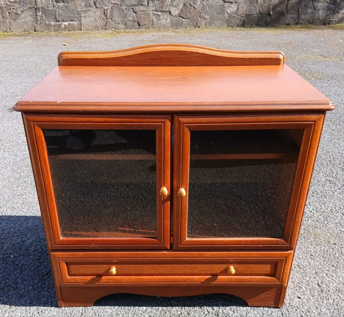 TV Cabinet With Glass Doors - Image 1