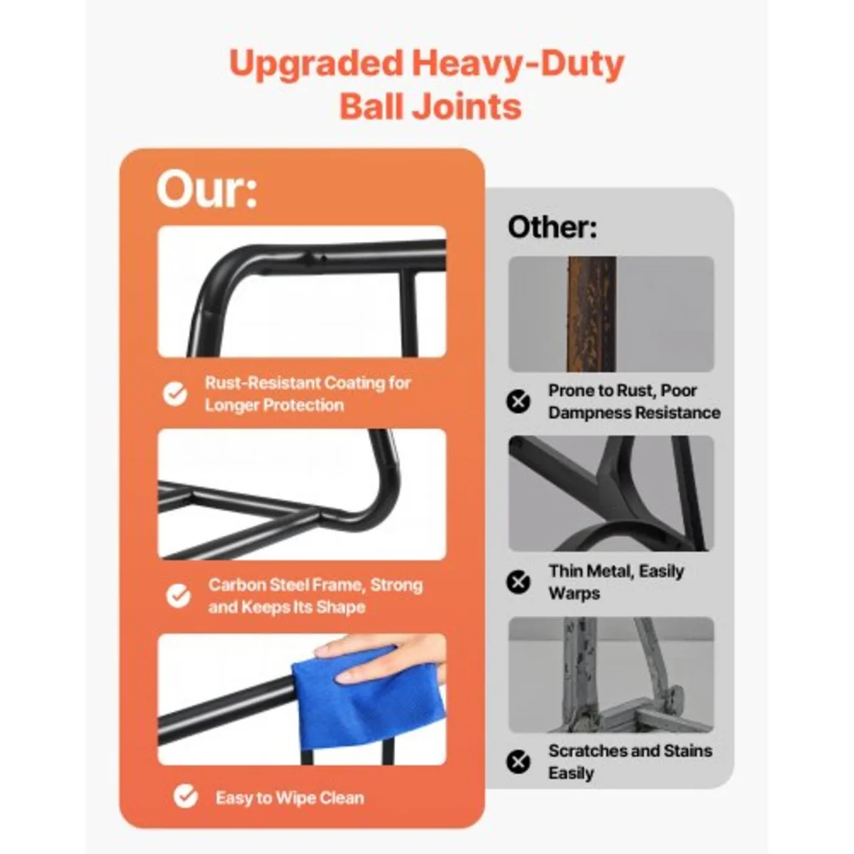 Bike Rack, Fits Tire Width 3 Inch/76.2 mm, Carbon - Image 4