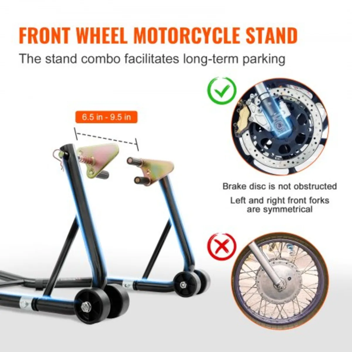 Motorcycle Stand Lift, 0.39 Tons Front Rear Combo - Image 2