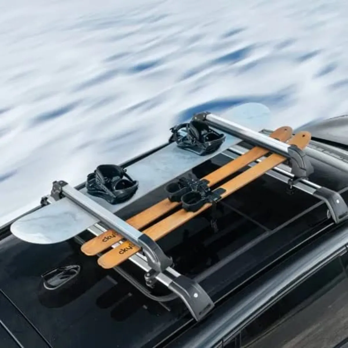 Ski Snowboard Roof Rack 80.5 cm Universal Ski Rack - Image 4
