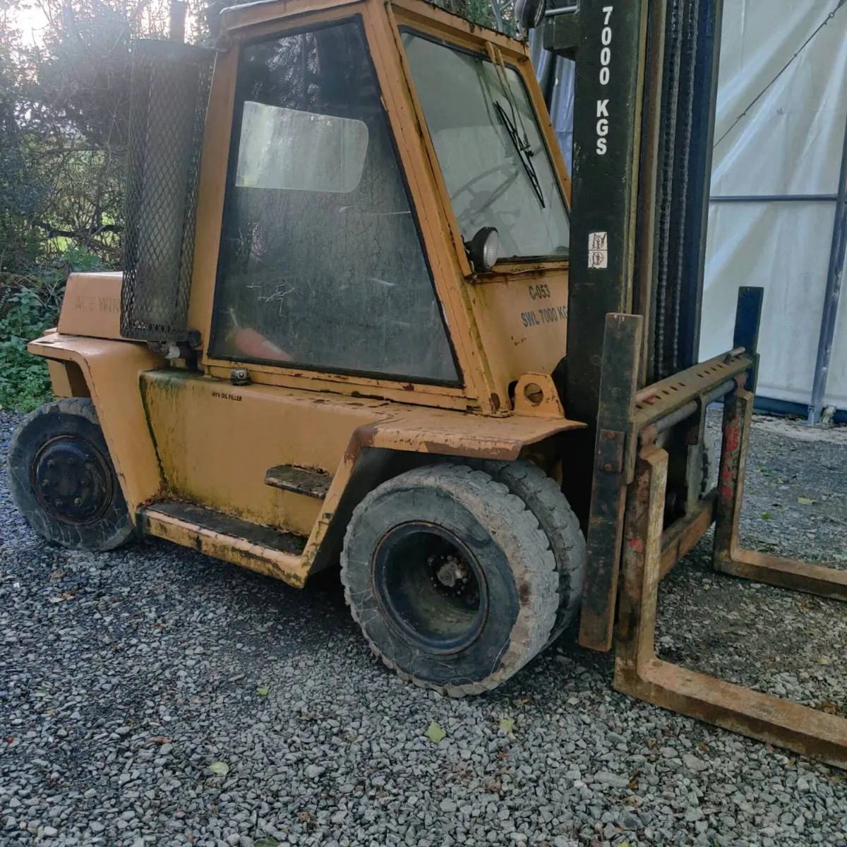 Cat 7ton forklift - Image 2