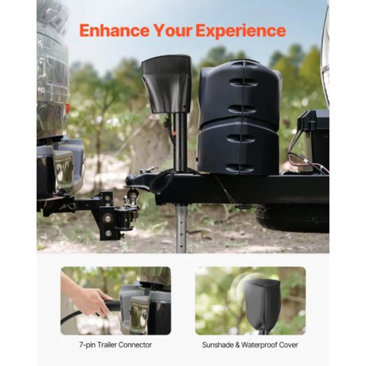 Electric Trailer Jack, 5000 lbs, Heavy Duty RV Ele - Image 3