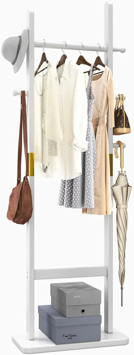 Free Standing Coat Rack 180cm Stand with Rectangle - Image 1