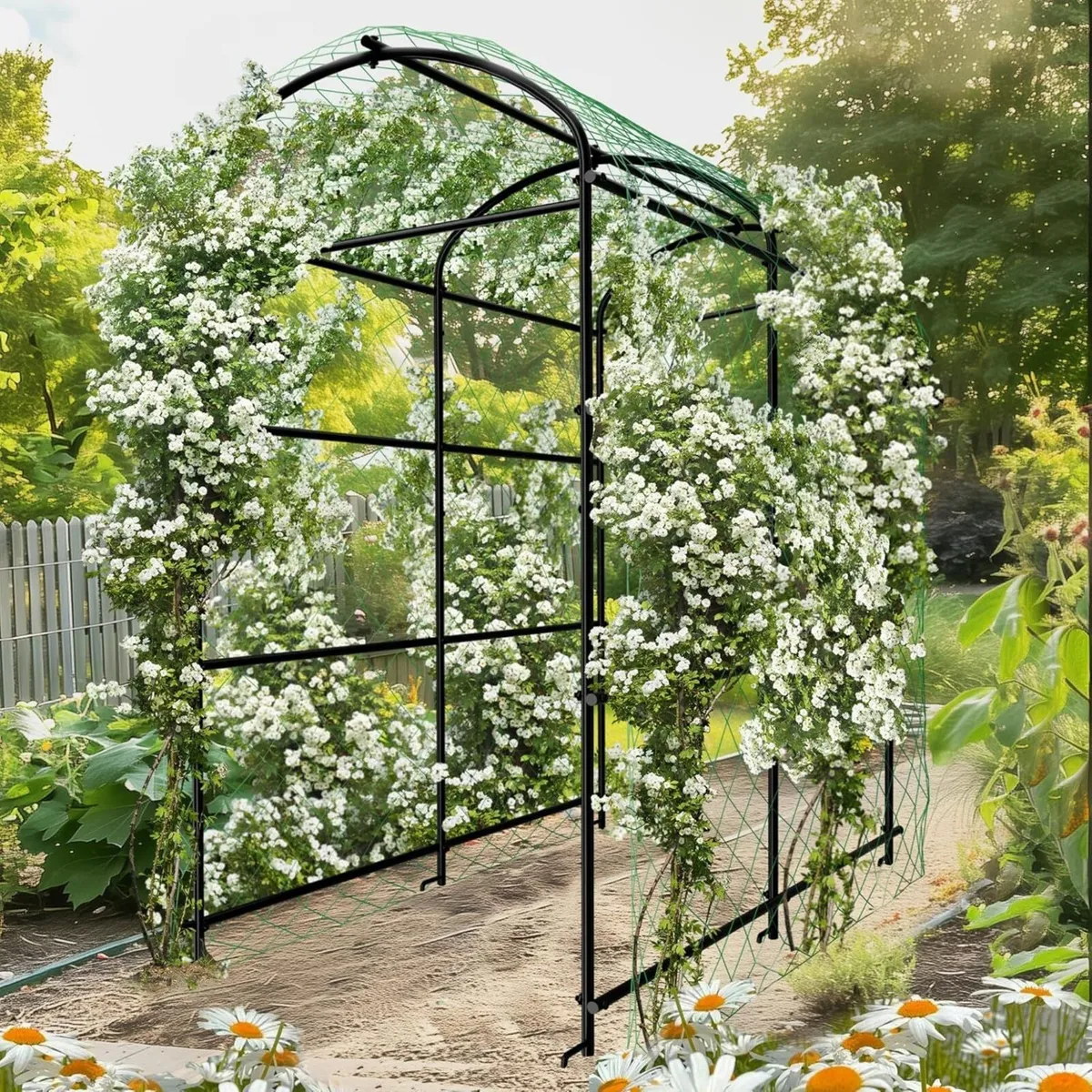 Tall Garden Arch Trellis for Climbing Plants - Image 1