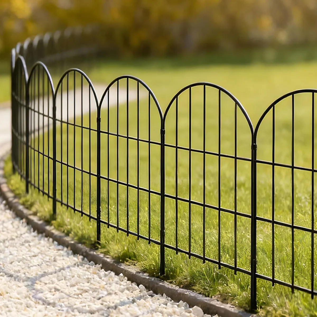Decorative Garden Fence 61cm H x 33cm W (25 - Image 1