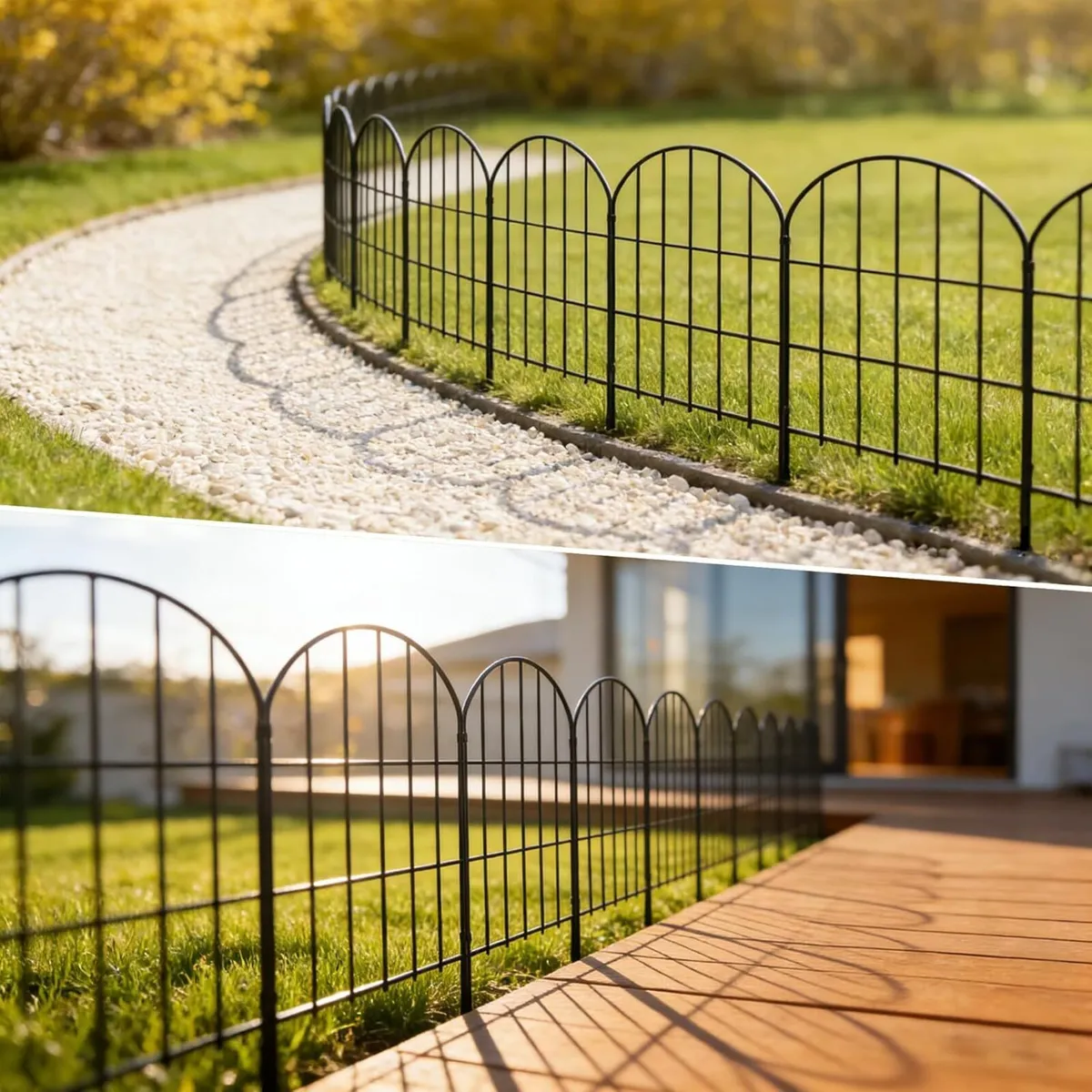 Decorative Garden Fence 61cm H x 33cm W (25 - Image 2