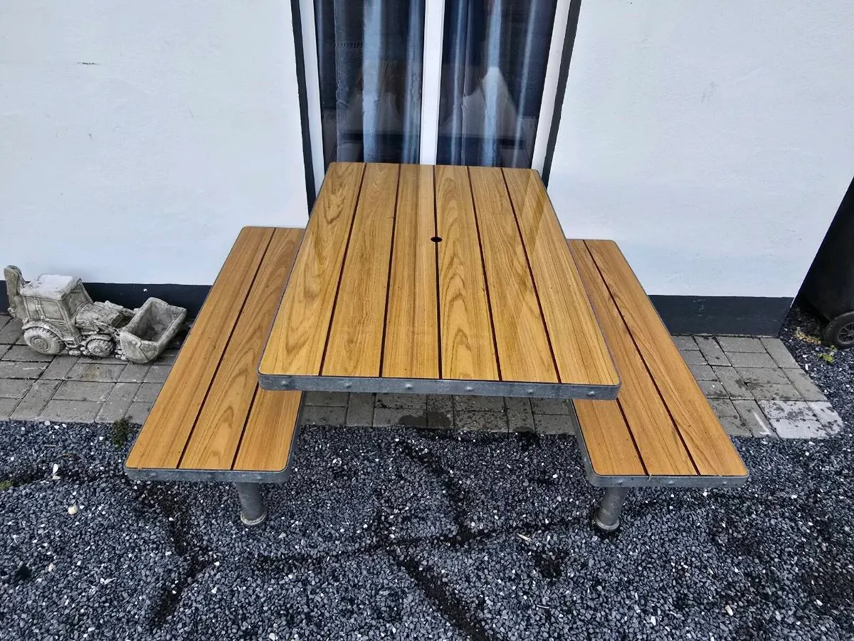 Garden picnic benches - Image 2