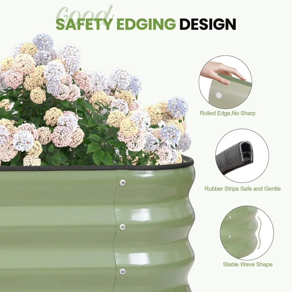 Raised Garden Bed Kit 4-in-1 AdjustableGalvanized - Image 4