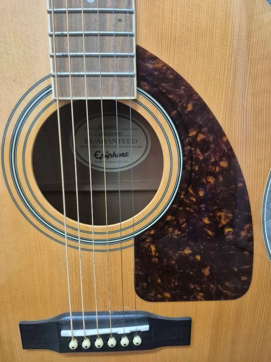 Epiphone AJ220S Solid Top Dreadnought Acoustic Gui - Image 4