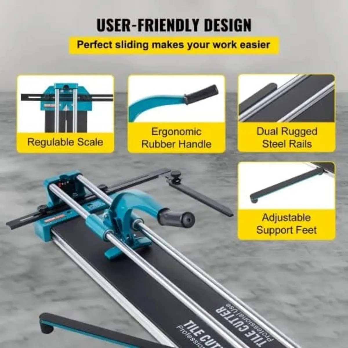 1200MM Tile Cutter, High Precision Manual Ceramic - Image 4
