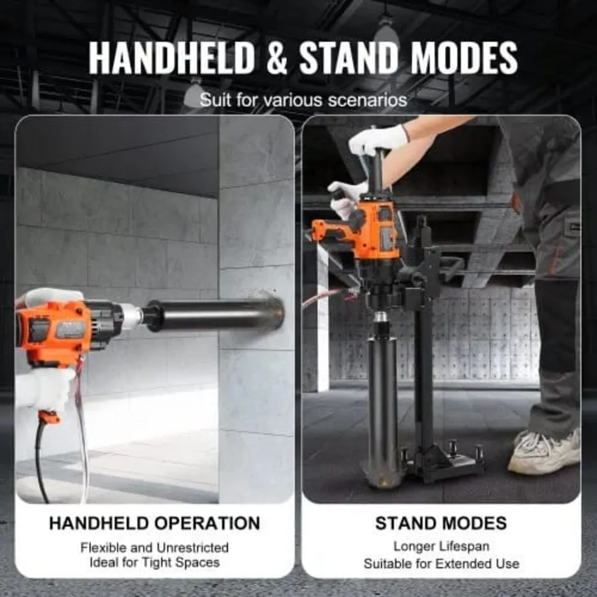 Core Drill Machine 2.03-18 cm Dia 2600W Handheld a - Image 4