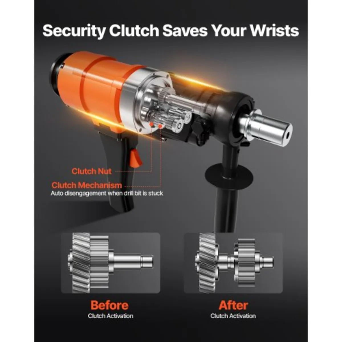 Diamond Core Drilling Machine, 200 mm Drilling Dia - Image 3